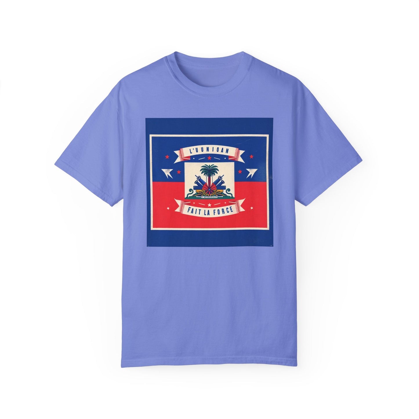 Haitian Pride Unisex Garment-Dyed T-Shirt - Celebrate Your Heritage
