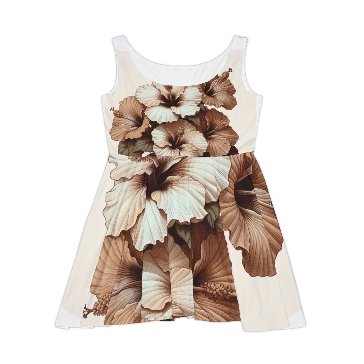 Bohemian Floral Women's Skater Dress - Perfect for Summer Parties & Casual Outings