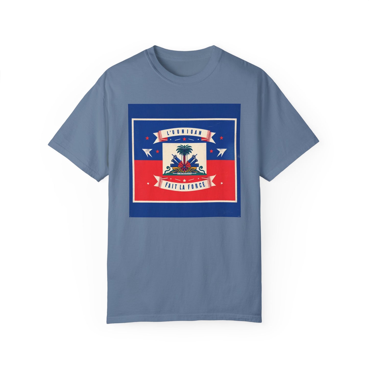 Haitian Pride Unisex Garment-Dyed T-Shirt - Celebrate Your Heritage