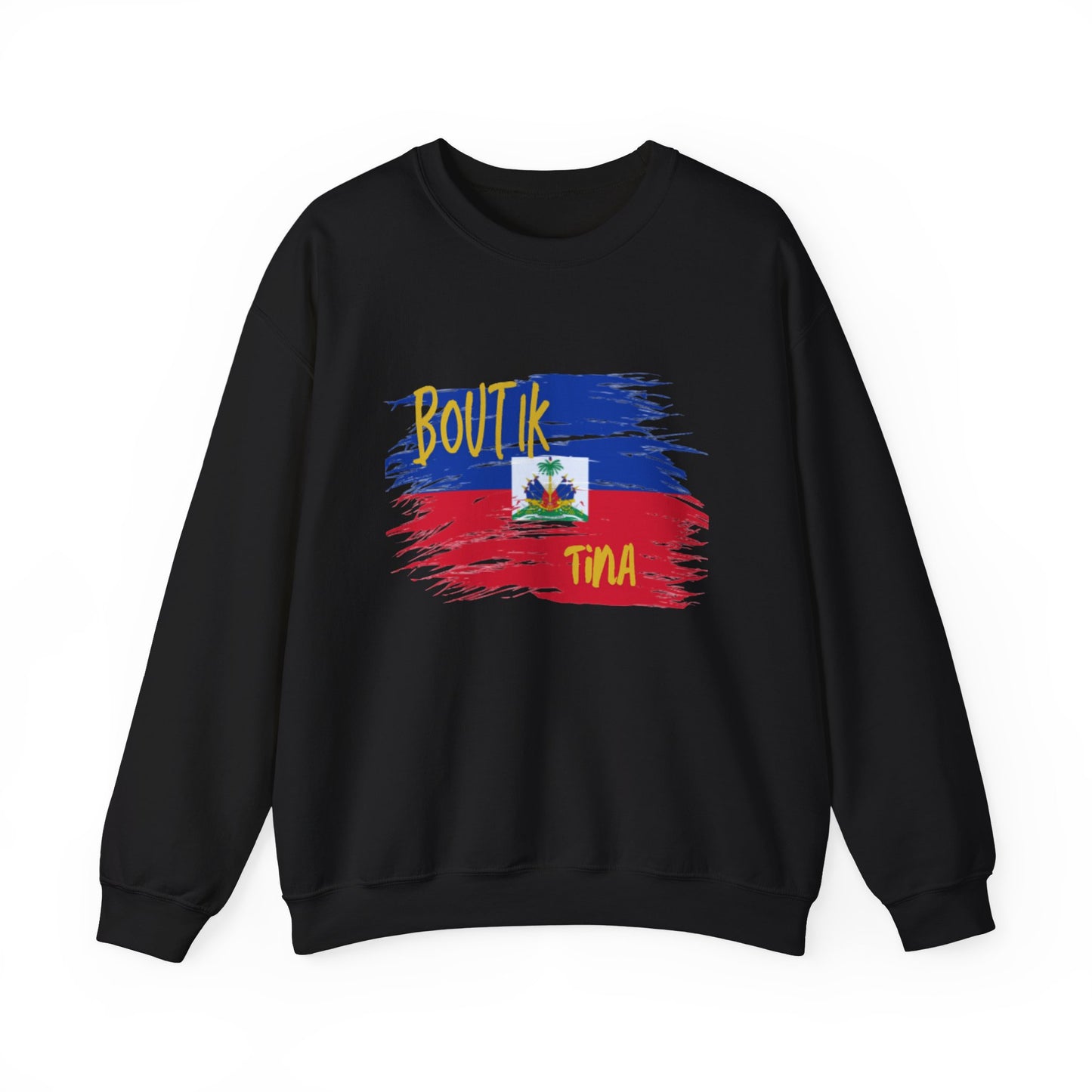 Haitian Pride Crewneck Sweatshirt - Boulik Tina Design