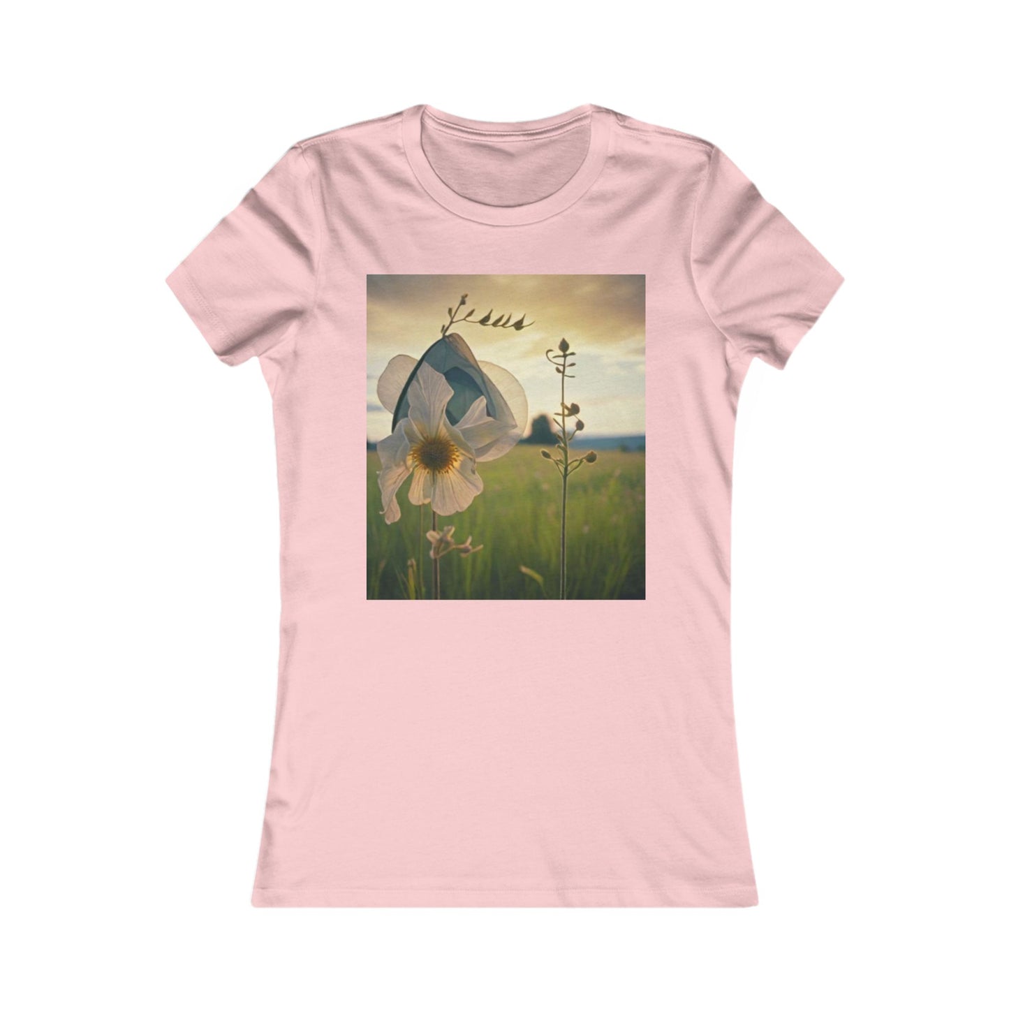 Floral Women's Favorite Tee - Soft Cotton T-Shirt for Nature Lovers