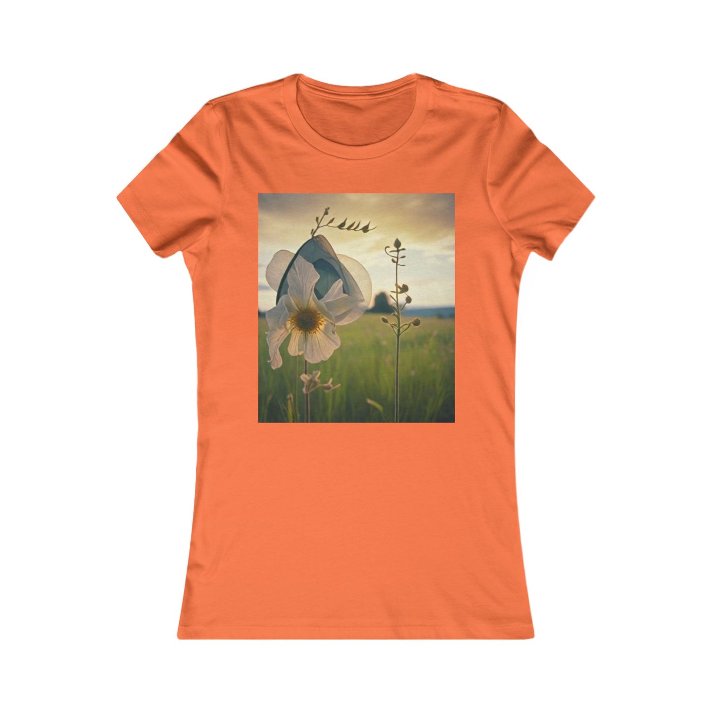 Floral Women's Favorite Tee - Soft Cotton T-Shirt for Nature Lovers