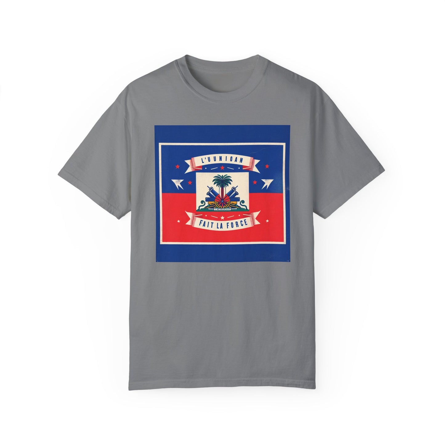 Haitian Pride Unisex Garment-Dyed T-Shirt - Celebrate Your Heritage