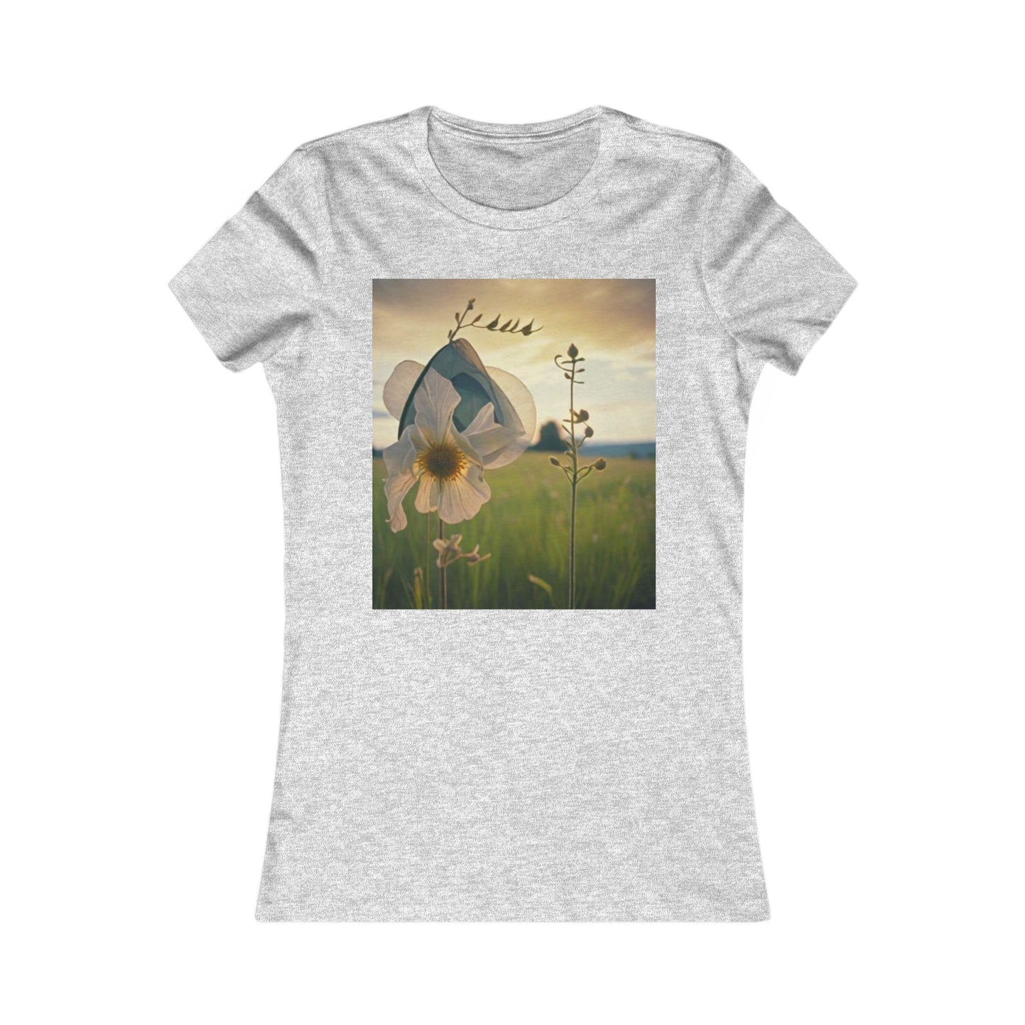 Floral Women's Favorite Tee - Soft Cotton T-Shirt for Nature Lovers