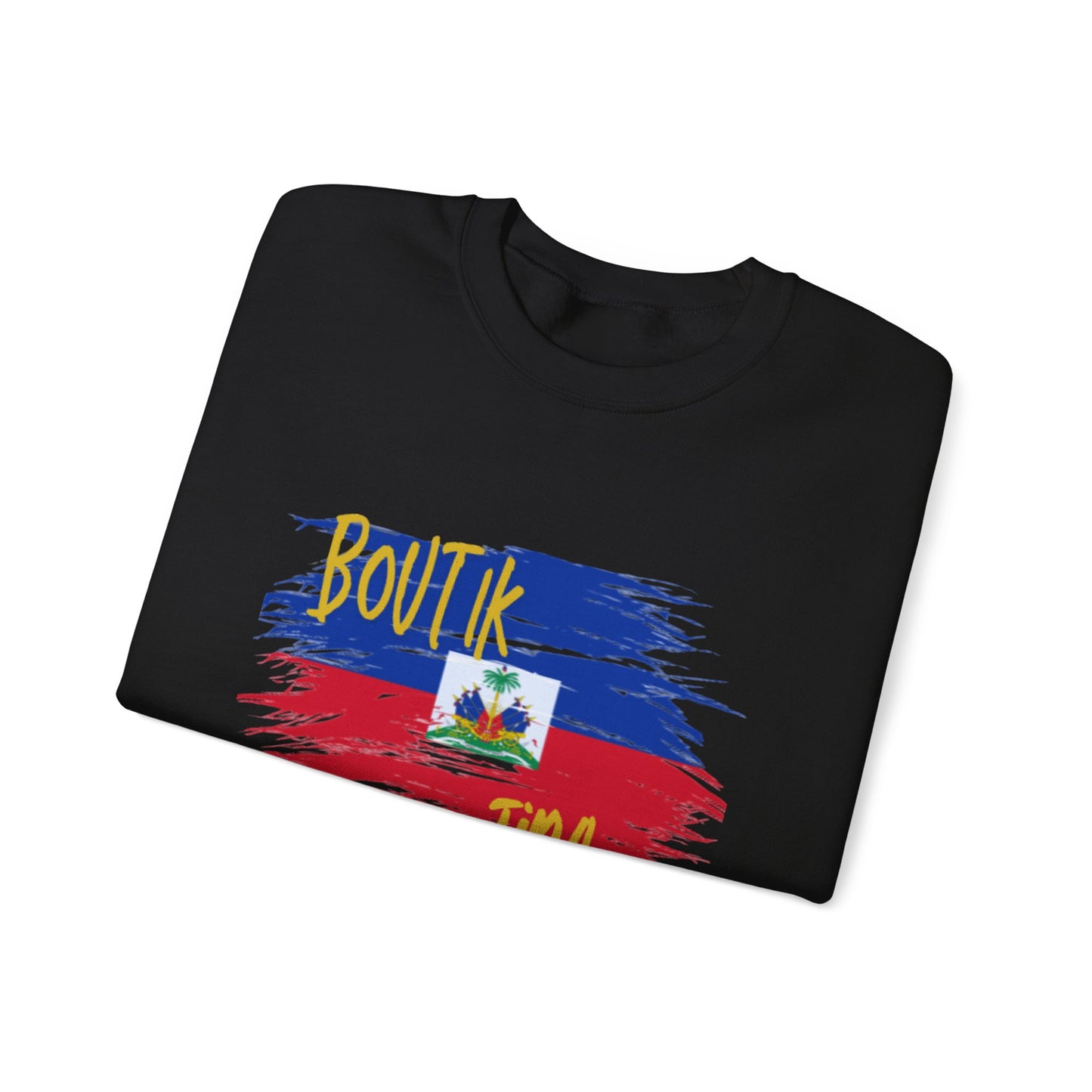 Haitian Pride Crewneck Sweatshirt - Boulik Tina Design