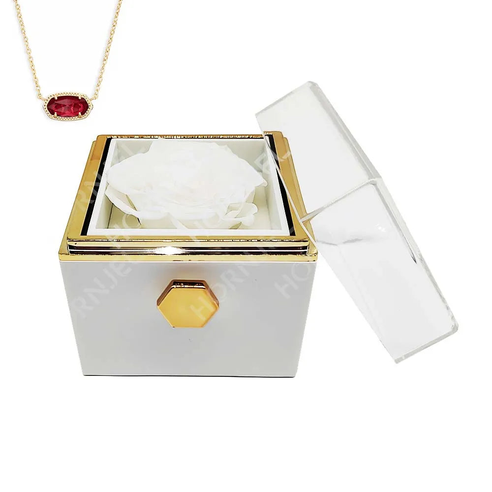 Eternal Rose Necklace Jewelry Gift Box – A Timeless Gift for Daughters and Granddaughters