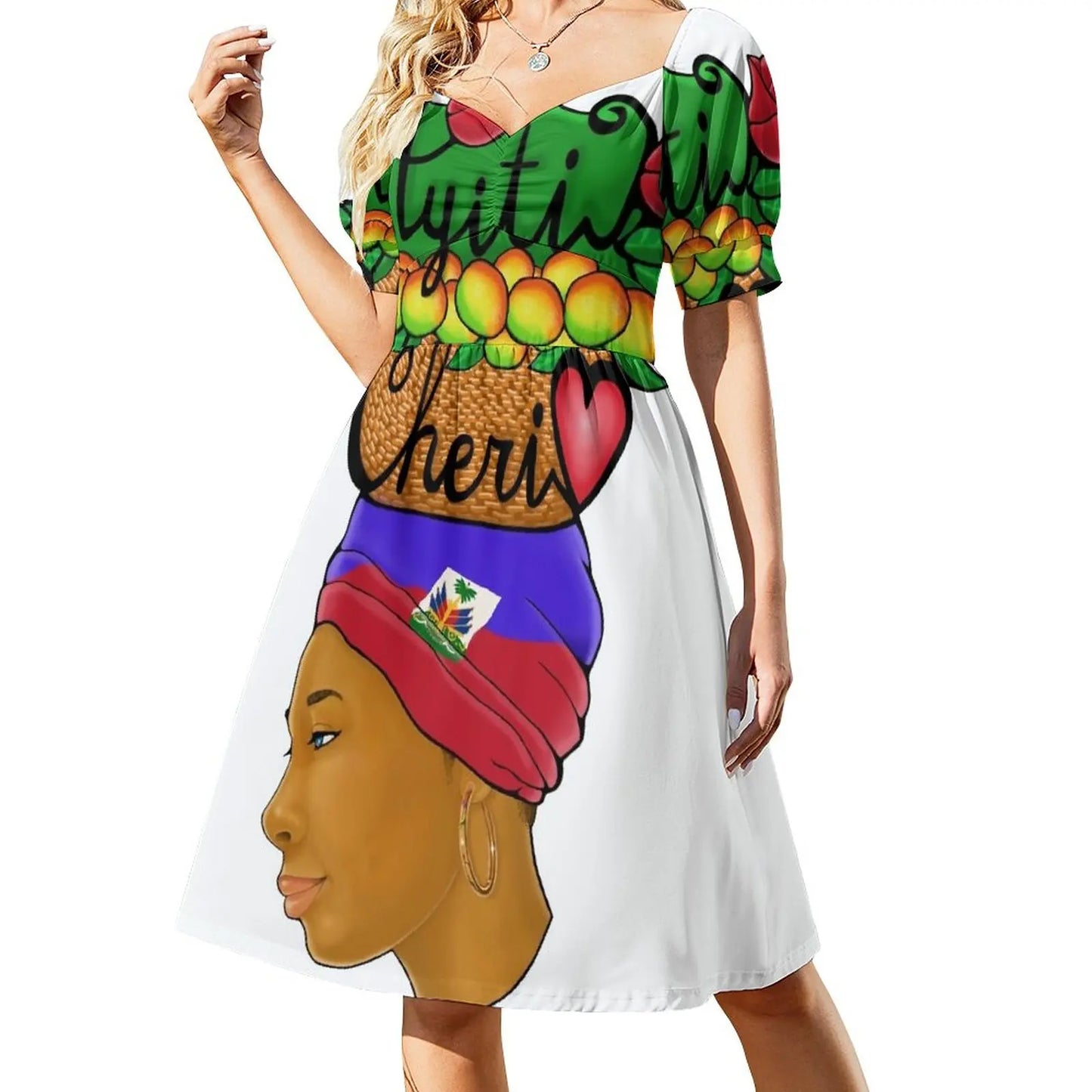 "Haiti, My Dear" – Elegant Summer Gown for Women