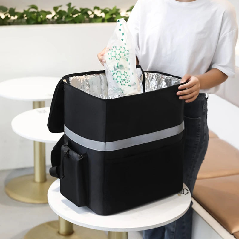 35L Insulated Food Delivery Backpack – Waterproof, Leak-Proof Thermal Cooler Bag