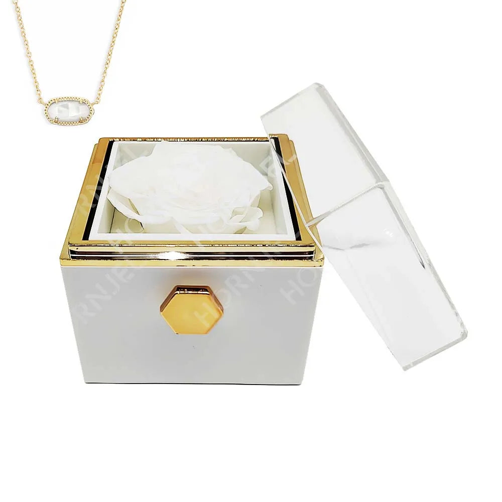 Eternal Rose Necklace Jewelry Gift Box – A Timeless Gift for Daughters and Granddaughters