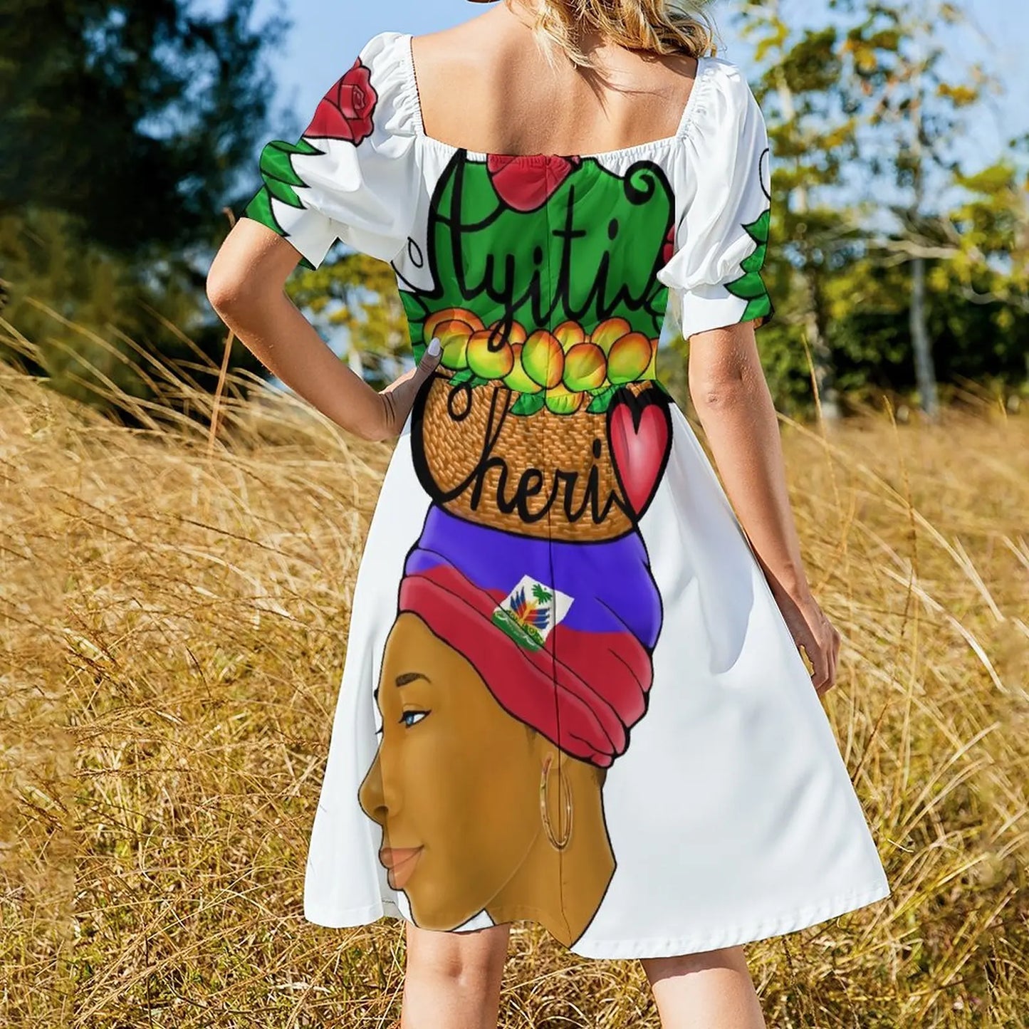 "Haiti, My Dear" – Elegant Summer Gown for Women