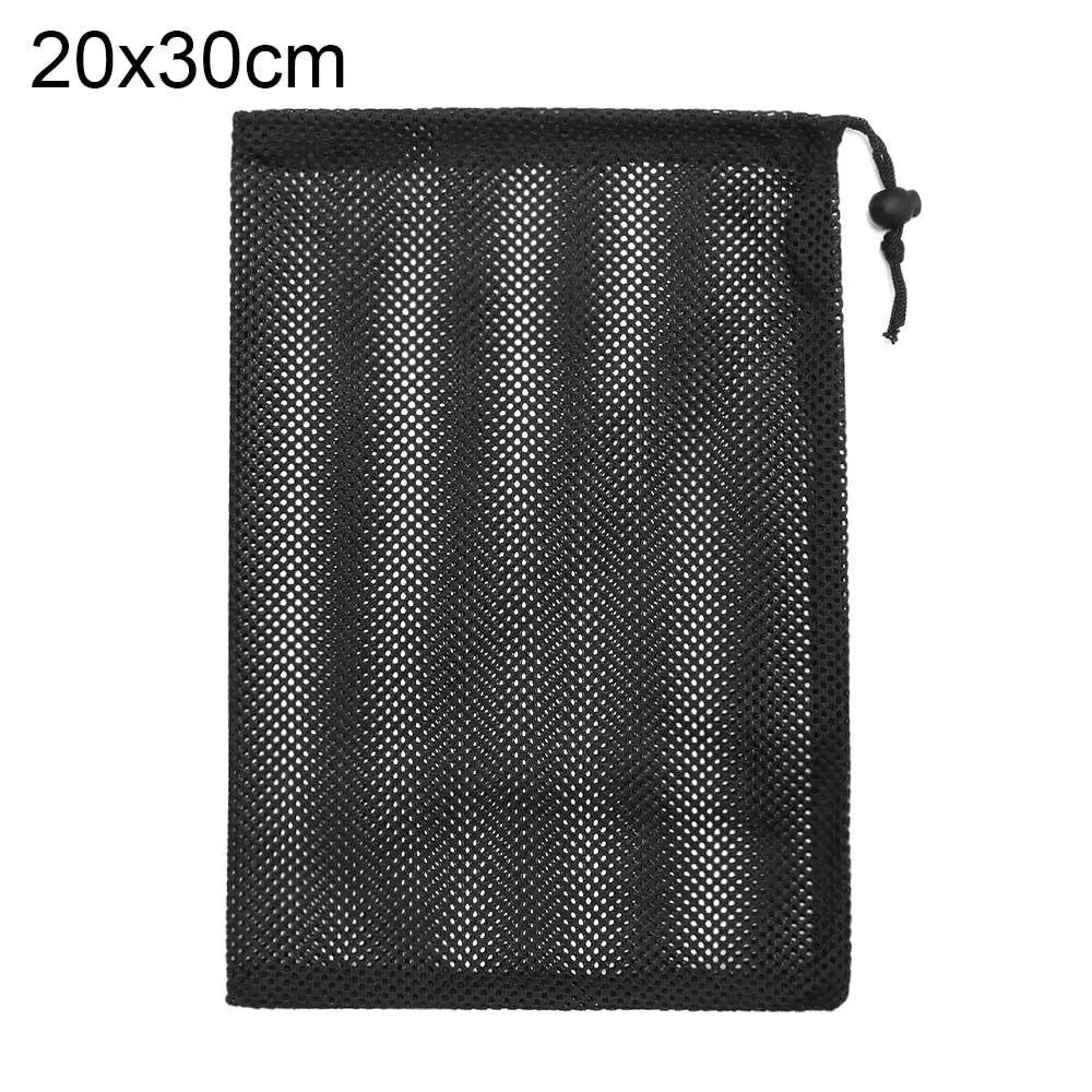 Durable Nylon Mesh Drawstring Storage Pouch – Versatile Bag for Home, Outdoor, Travel, and Laundry