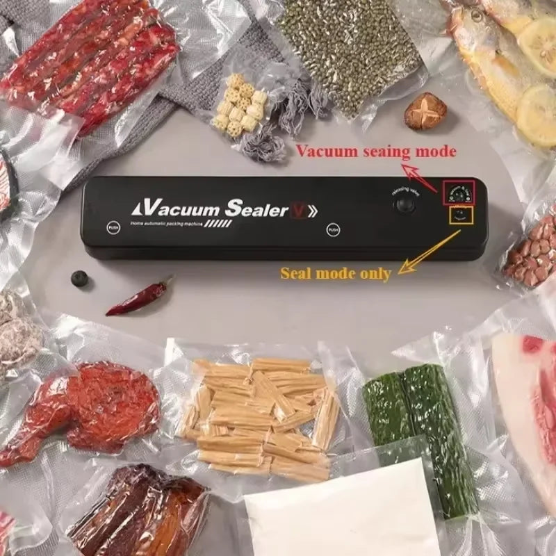Portable Automatic Vacuum Sealing Machine – 220V Food Preservation System for Home Use