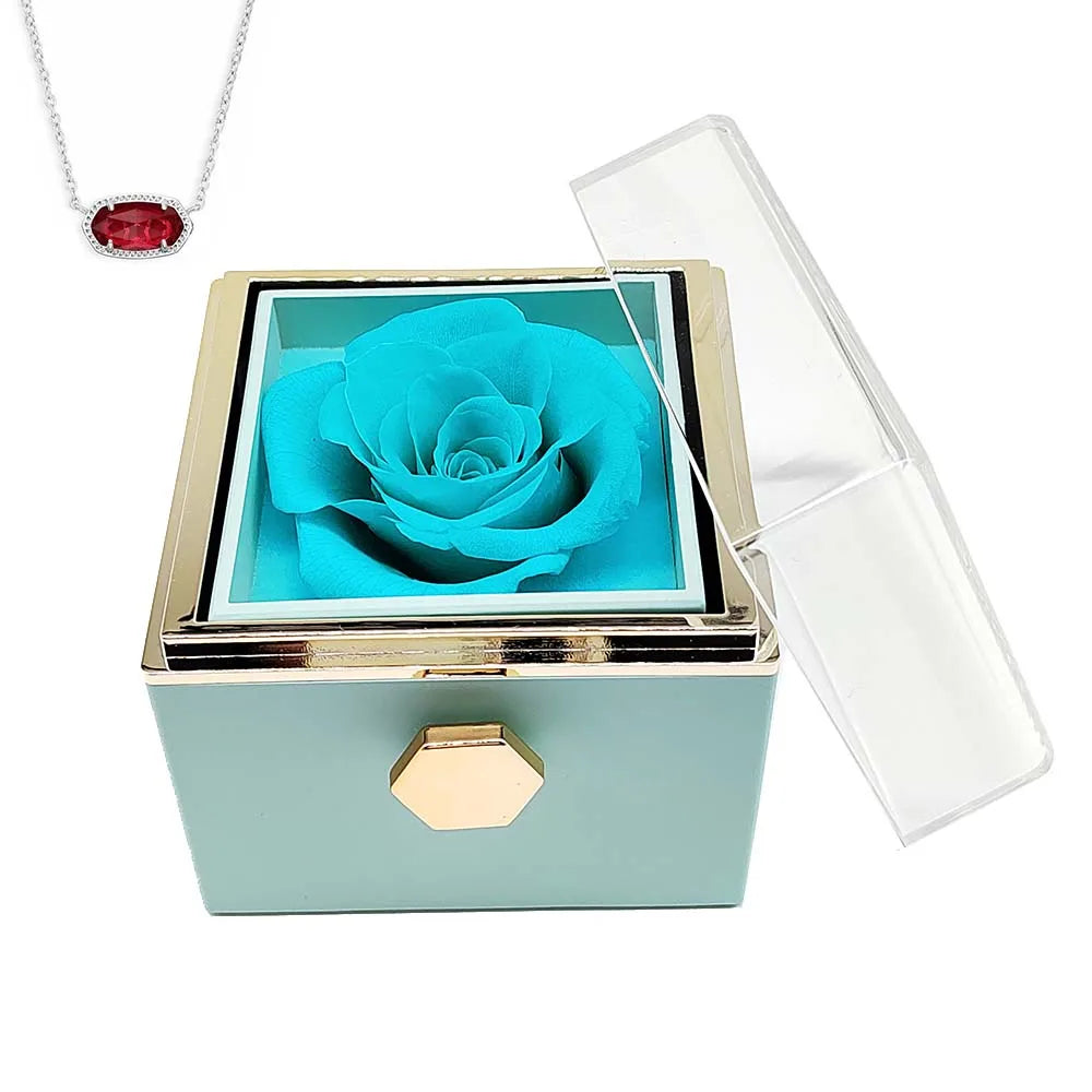 Eternal Rose Necklace Jewelry Gift Box – A Timeless Gift for Daughters and Granddaughters