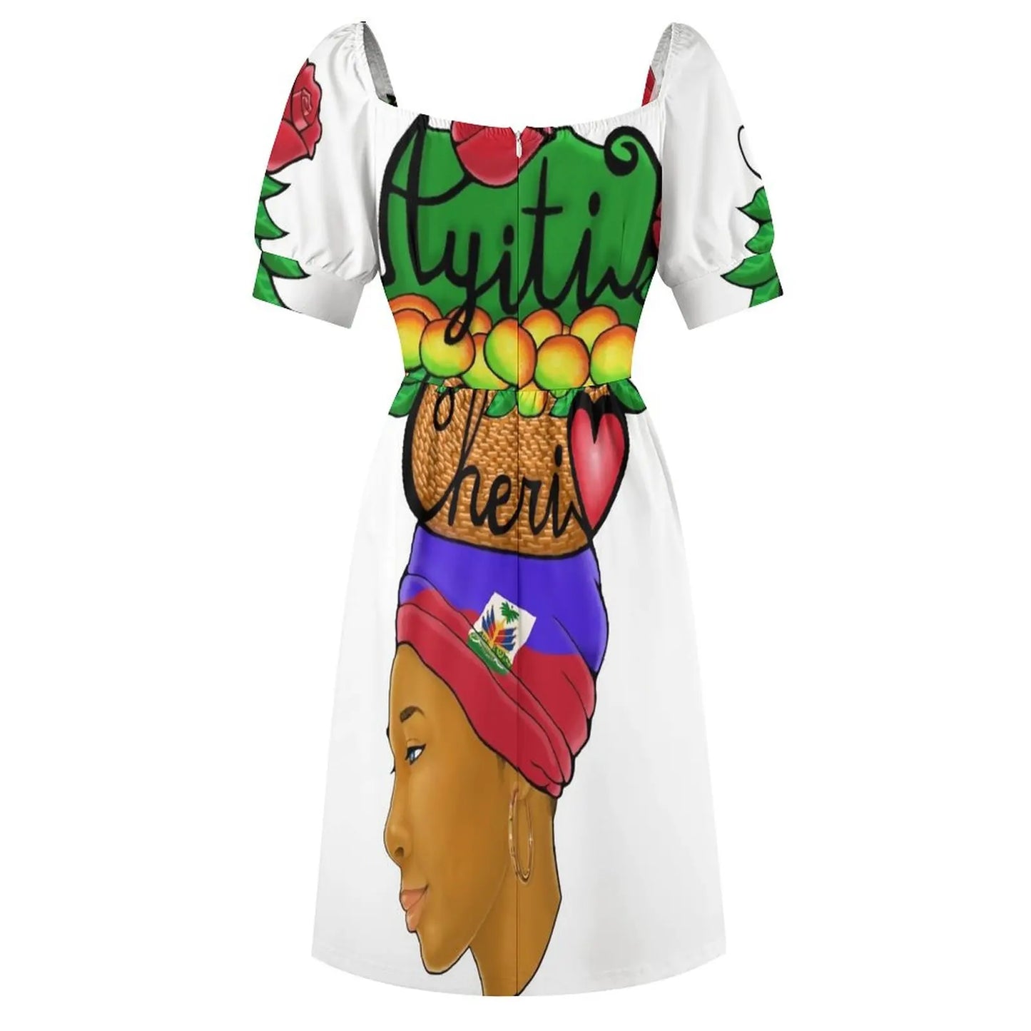 "Haiti, My Dear" – Elegant Summer Gown for Women