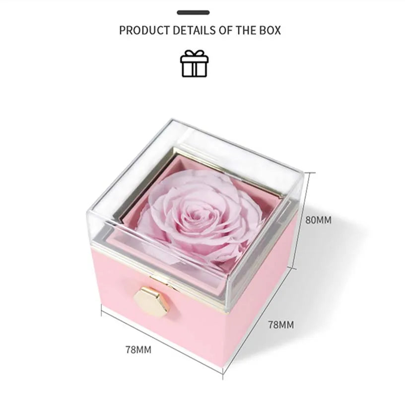 Eternal Rose Necklace Jewelry Gift Box – A Timeless Gift for Daughters and Granddaughters