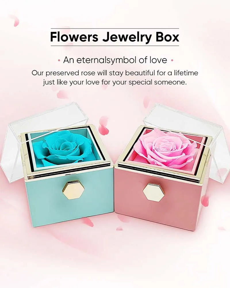 Eternal Rose Necklace Jewelry Gift Box – A Timeless Gift for Daughters and Granddaughters
