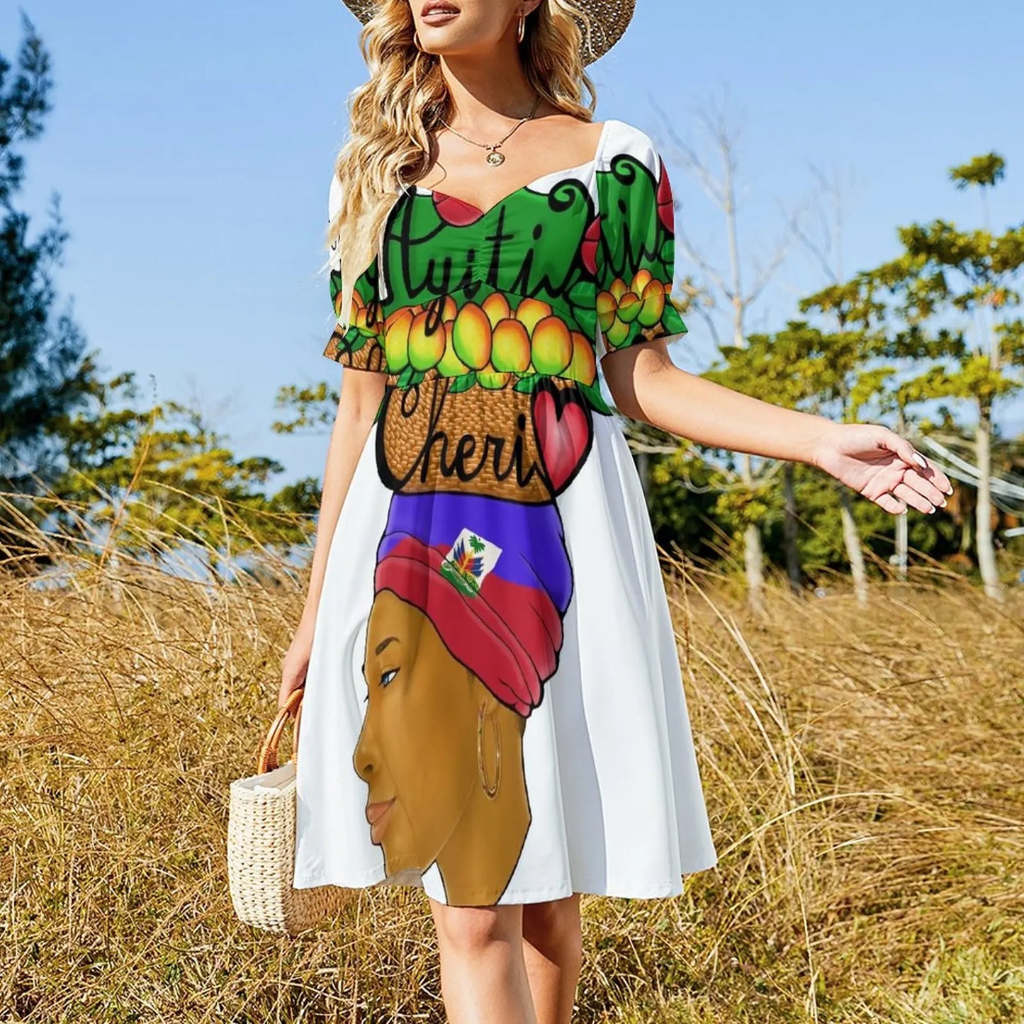 "Haiti, My Dear" – Elegant Summer Gown for Women