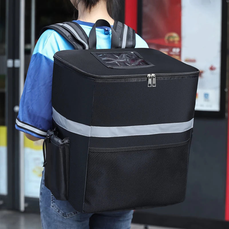 35L Insulated Food Delivery Backpack – Waterproof, Leak-Proof Thermal Cooler Bag