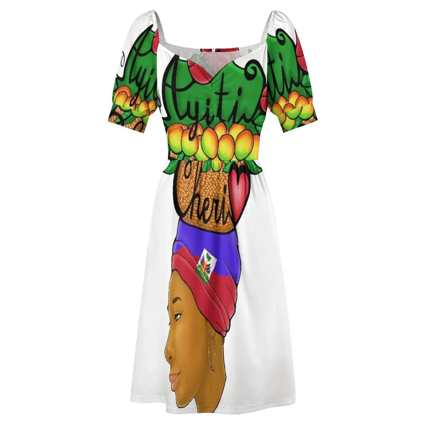 "Haiti, My Dear" – Elegant Summer Gown for Women