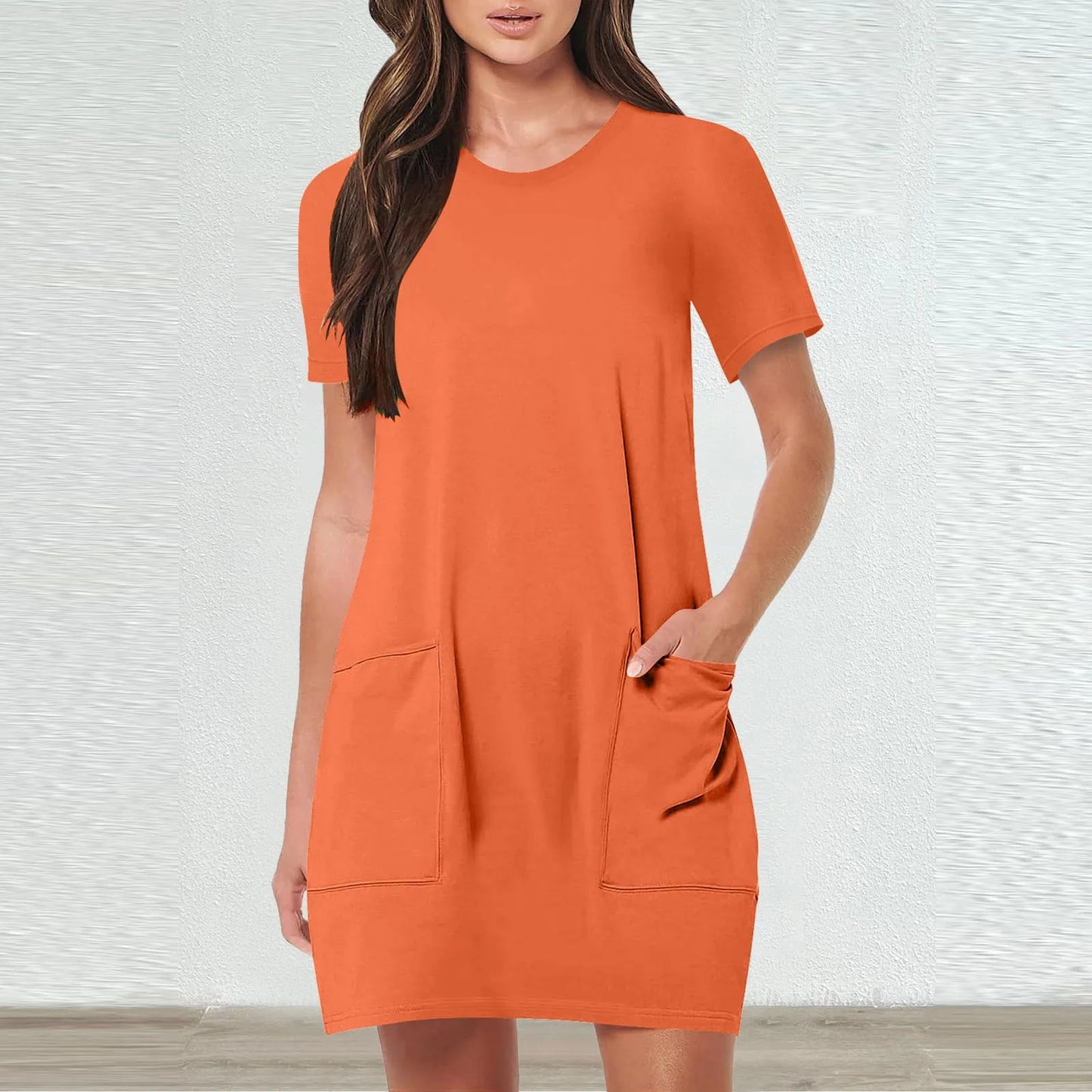 Women's Sleeveless A-Line Tennis Dress – Casual Sporty Style with Pockets | Plus Sizes Available