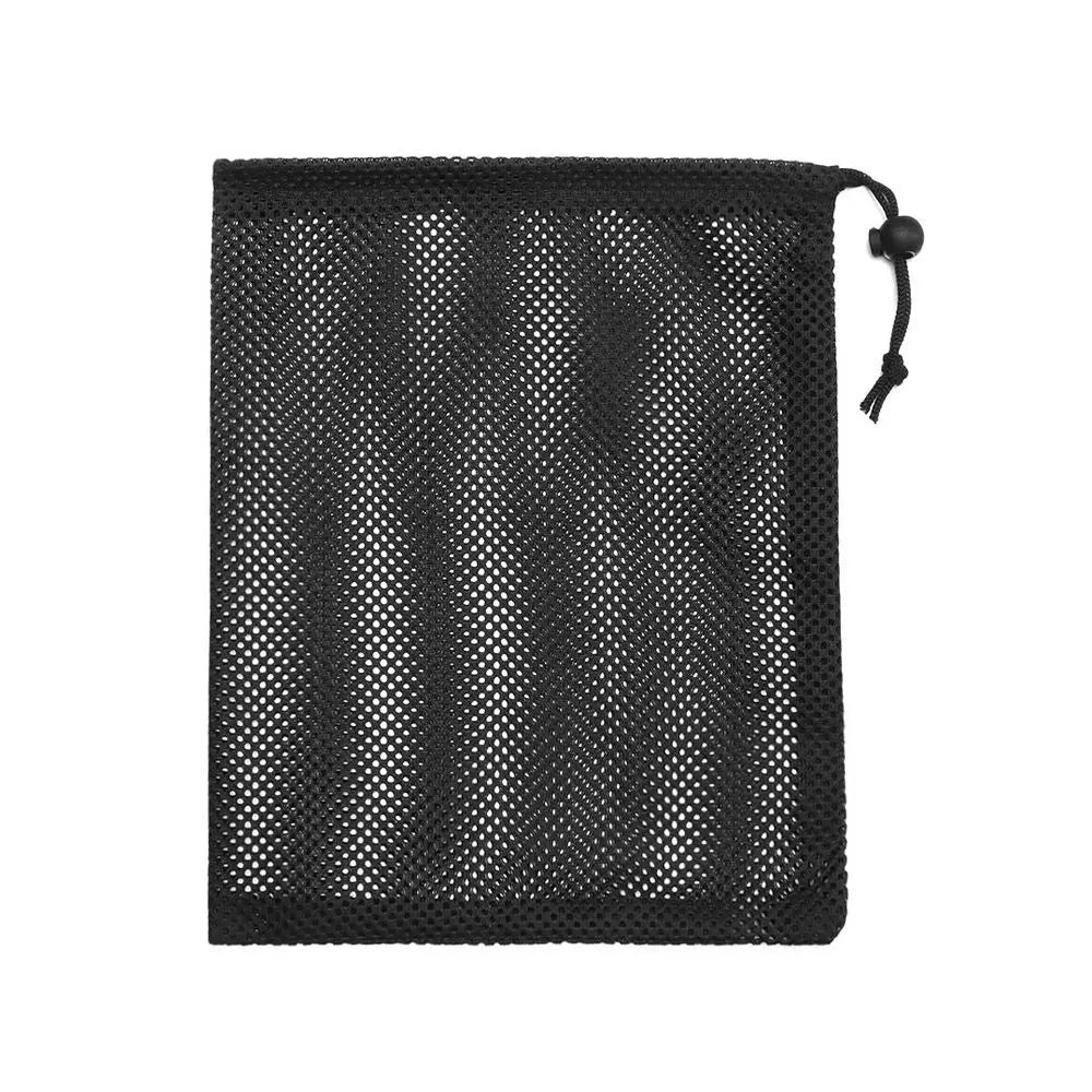 Durable Nylon Mesh Drawstring Storage Pouch – Versatile Bag for Home, Outdoor, Travel, and Laundry