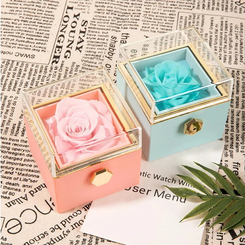 Eternal Rose Necklace Jewelry Gift Box – A Timeless Gift for Daughters and Granddaughters