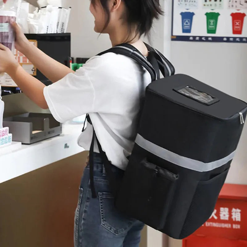 35L Insulated Food Delivery Backpack – Waterproof, Leak-Proof Thermal Cooler Bag