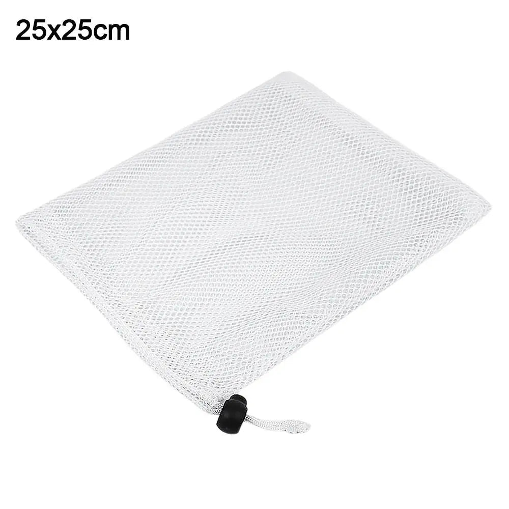 Durable Nylon Mesh Drawstring Storage Pouch – Versatile Bag for Home, Outdoor, Travel, and Laundry