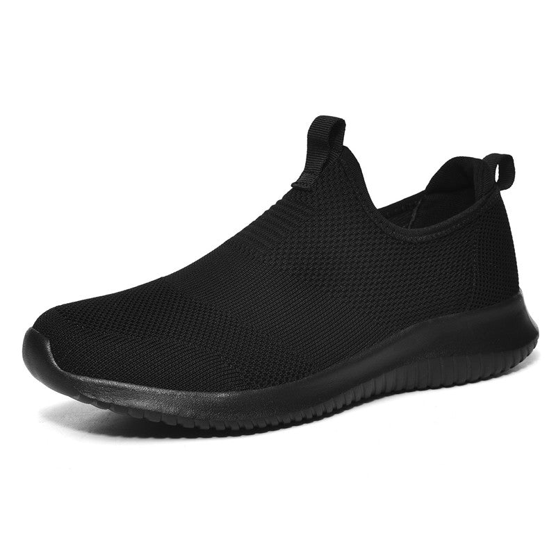 Summer Breathable Slip-On Knit Couples Sneakers
