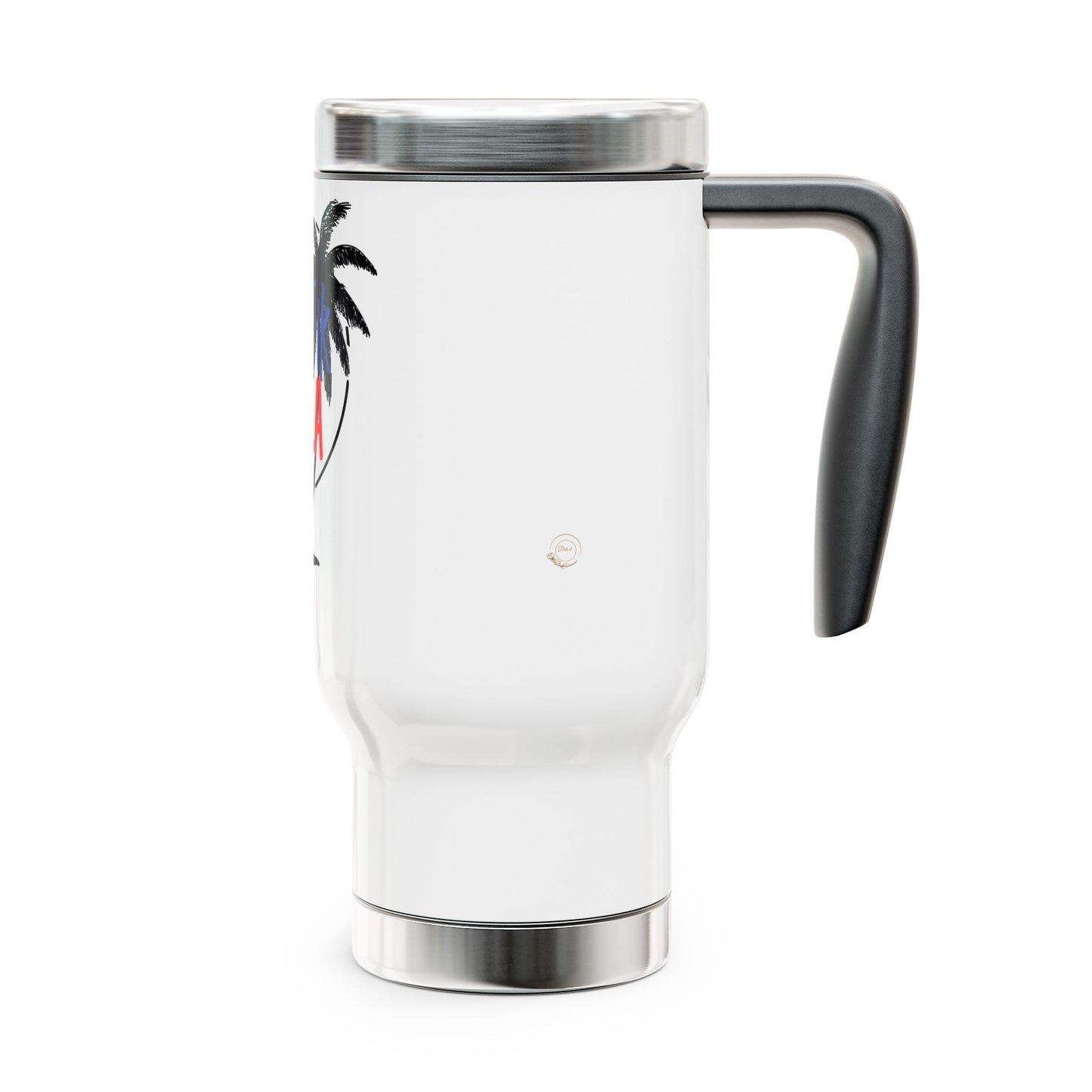 Stainless Steel Travel Mug with Handle, 14oz