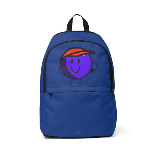 Fun Unisex Fabric Backpack with Cheerful Character Design, Cute School Bag, Kids Backpack, Trendy Fashion Accessory, Unique Gift Idea