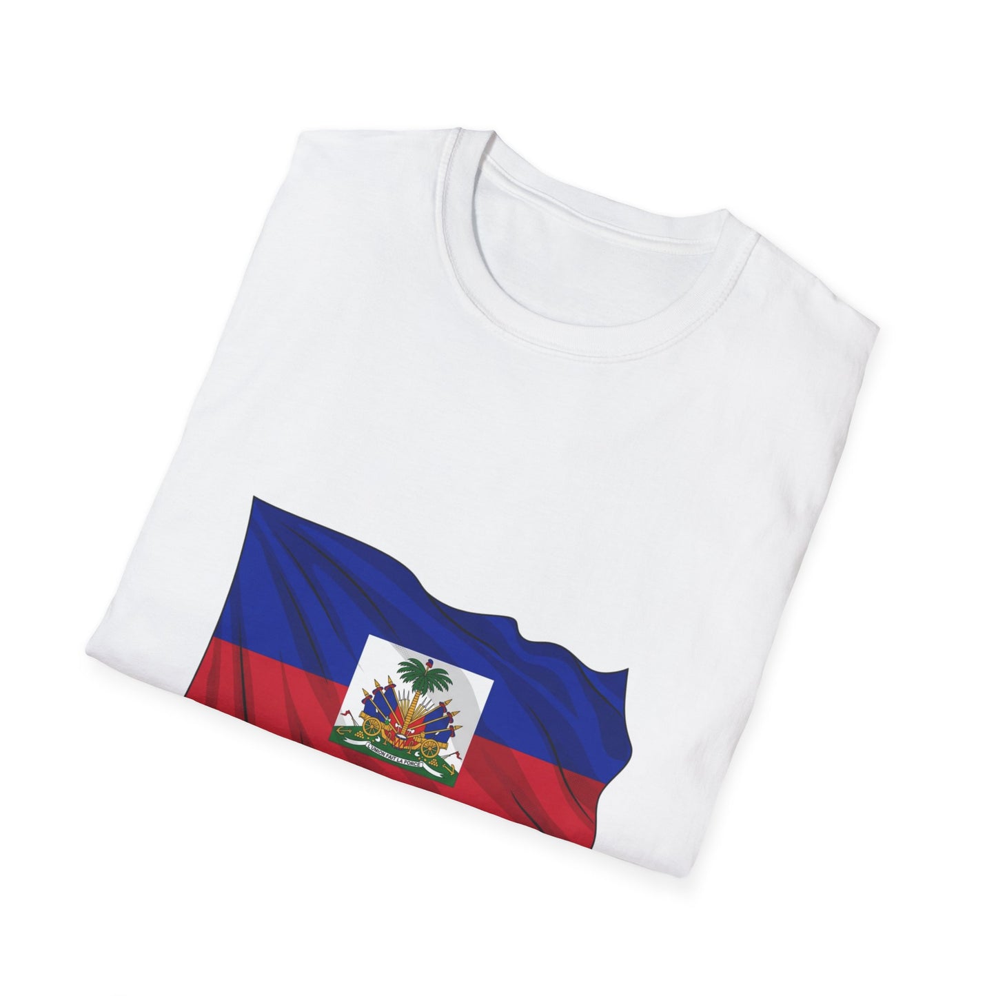 Haiti Flag T-Shirt — "En avant les Grenadiers" Patriotic Tee