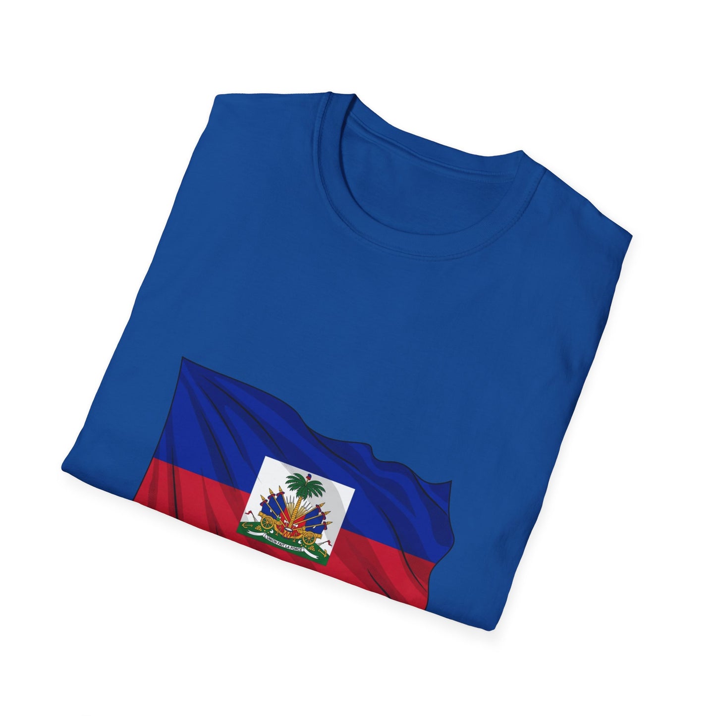 Haiti Flag T-Shirt — "En avant les Grenadiers" Patriotic Tee