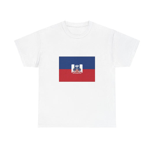 Haiti Flag T‑Shirt — "Ayiti En Avant les Grenadiers" Cotton Tee