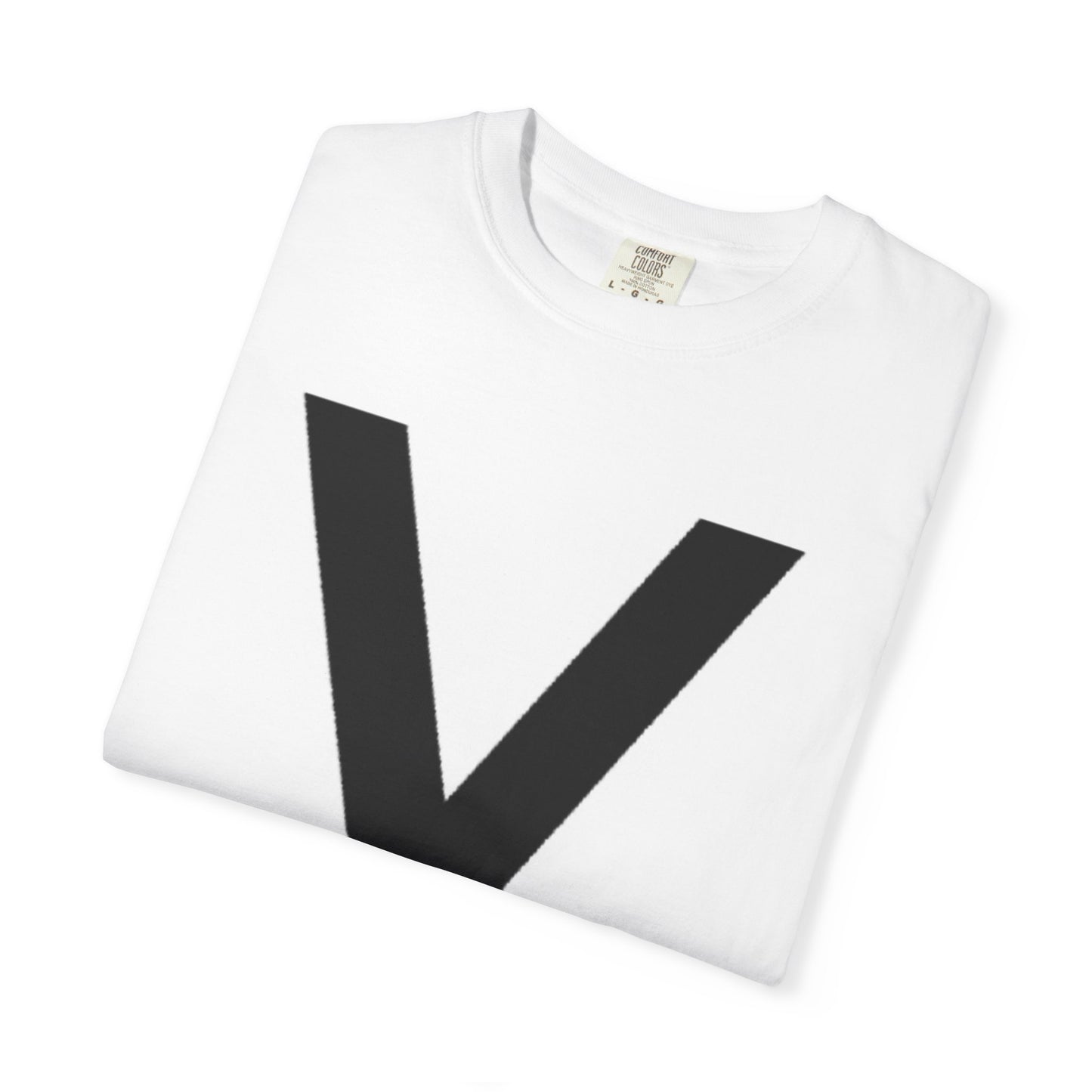 Y N Bold Logo T‑Shirt — Minimalist Black Graphic Tee