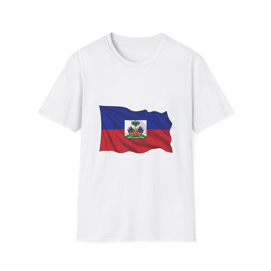 Haiti Flag T-Shirt — "En avant les Grenadiers" Patriotic Tee