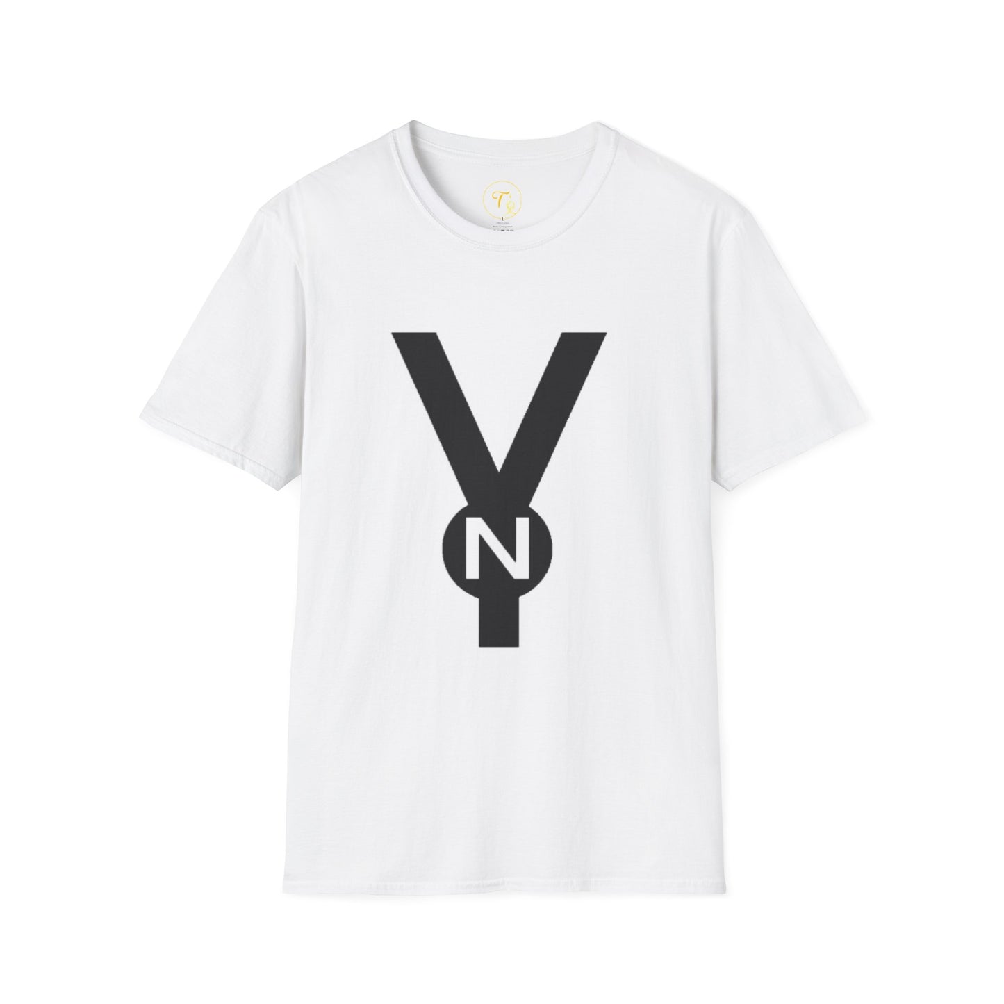 VNY Logo T-Shirt — Minimalist Vintage V Monogram Tee