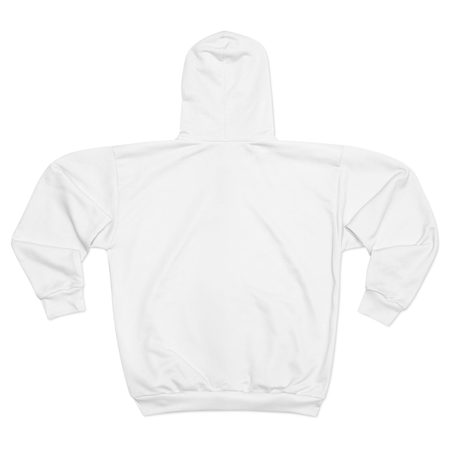 Unisex Zip Hoodie (AOP) (white)