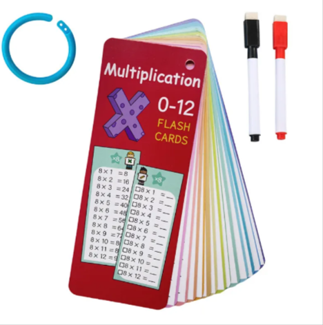 Fiches d'apprentissage des maths réutilisables – Lot de 15 pièces