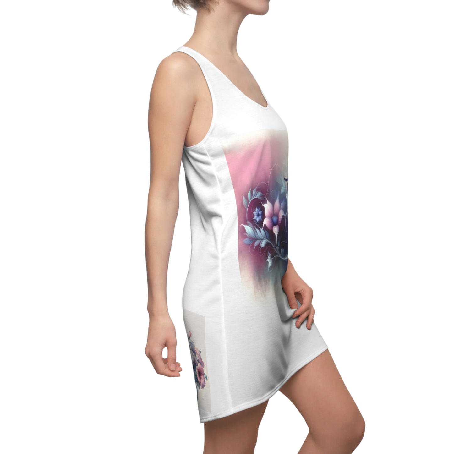 Women's Cut & Sew Racerback Dress (AOP)