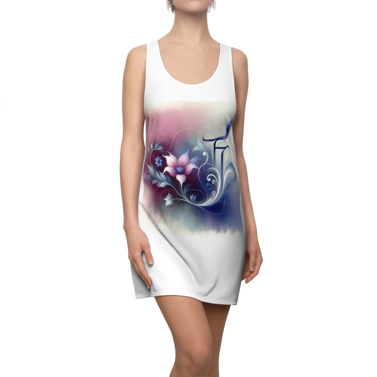 Women's Cut & Sew Racerback Dress (AOP)