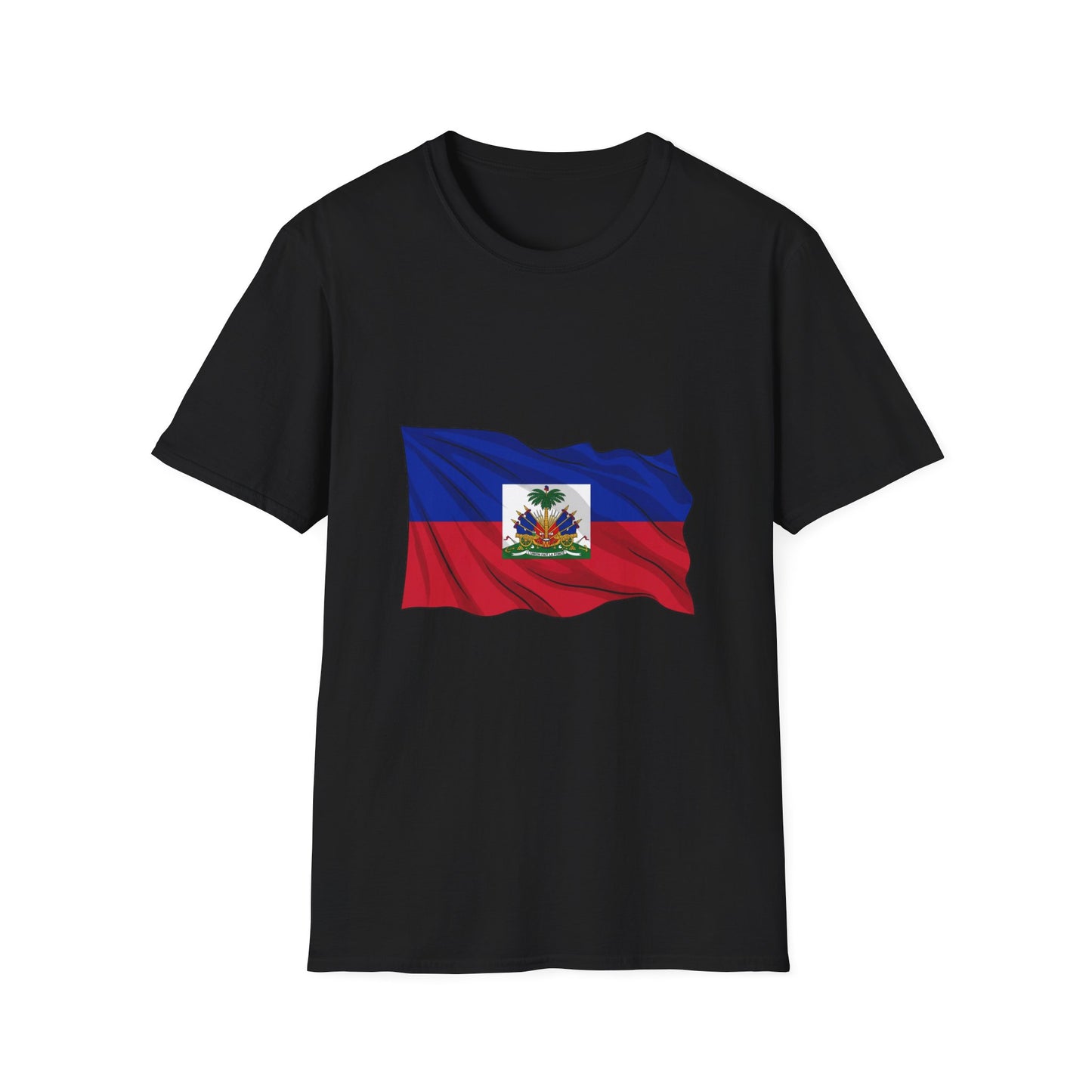 Haiti Flag T-Shirt — "En avant les Grenadiers" Patriotic Tee