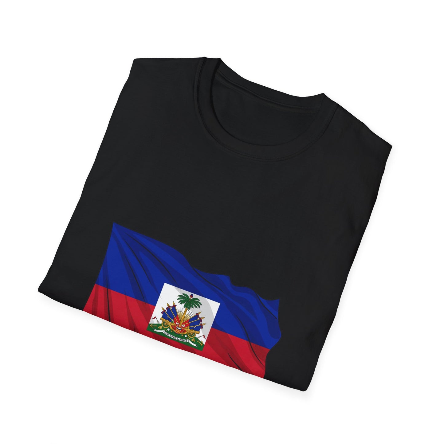 Haiti Flag T-Shirt — "En avant les Grenadiers" Patriotic Tee