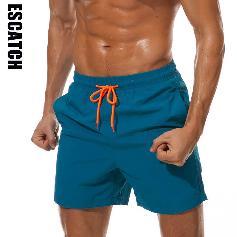 ESCATCH Men's Swim Shorts: Stylish Swimwear for Beach and Sports