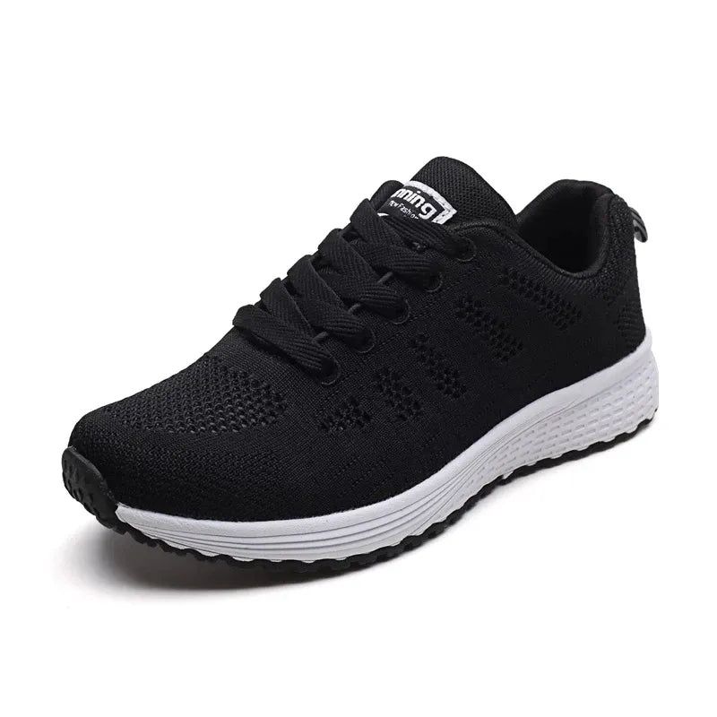 Women Casual Shoes Fashion Breathable Walking Mesh Flat Shoes