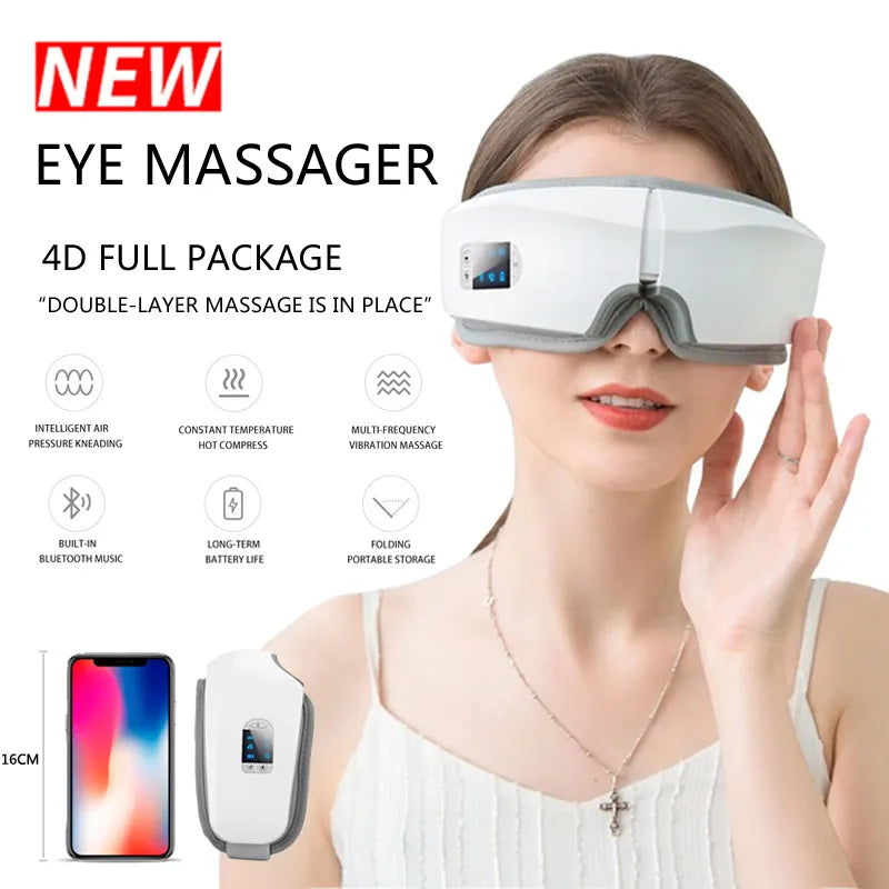 Eye Massager 4D Smart Airbag Vibration