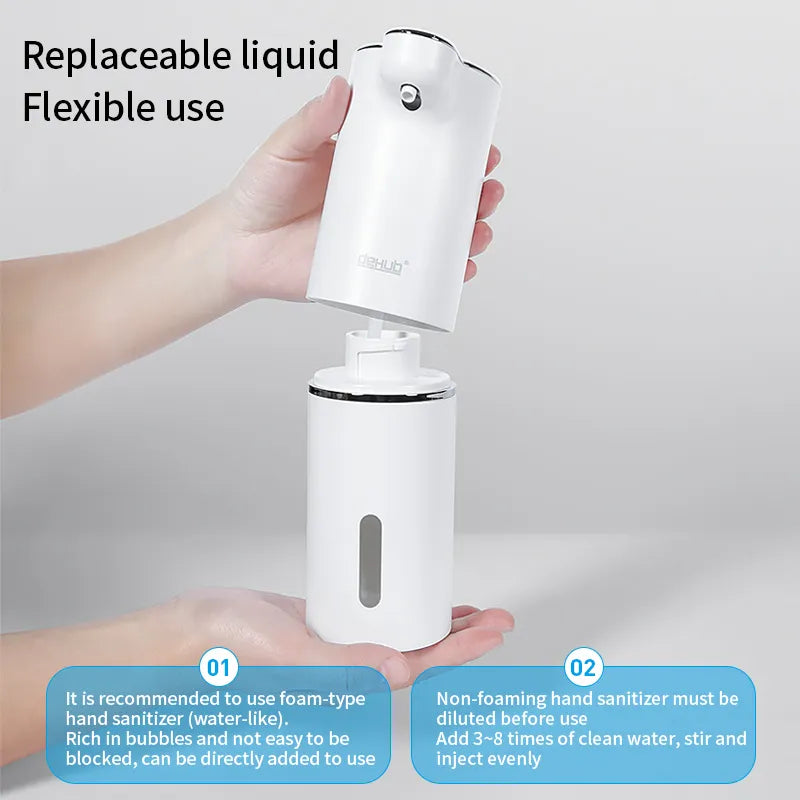 Automatic Foam Soap Dispensers - Bathroom Smart Washing Hand Machine With USB Charging