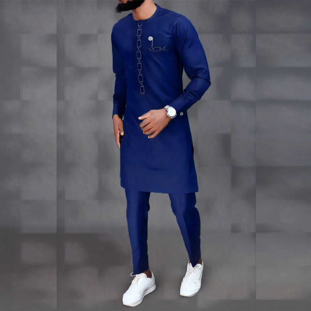 Men's Summer Kaftan 2-Piece Suit – Casual & Comfortable