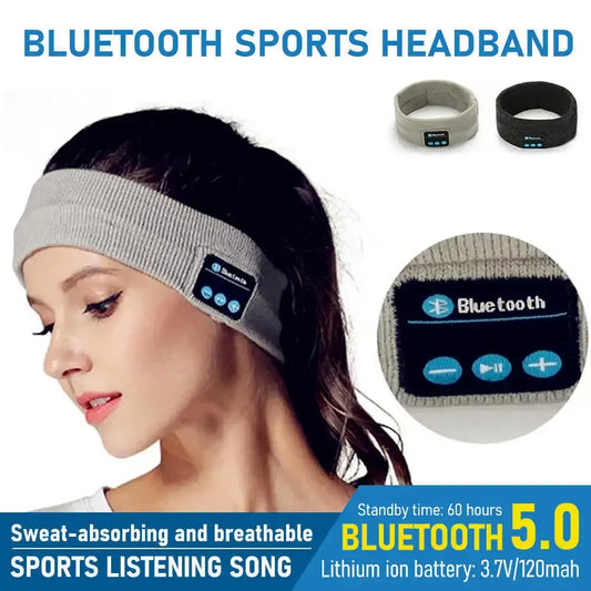 PIJIWAN Bluetooth Sports Headband Earphones