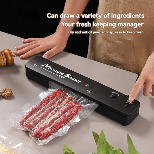 Portable Automatic Vacuum Sealing Machine – 220V Food Preservation System for Home Use